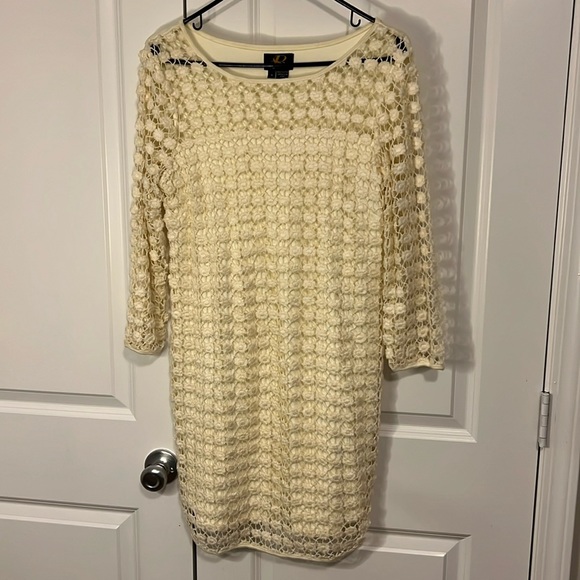 Anthropologie Sachin + Babi Daisy Lace Shift Dress - Picture 1 of 6